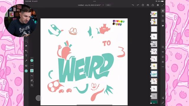 Riso Print Coloring Effect in #AdobeFreso! : Chris Piascik Live Show! смотреть онлайн