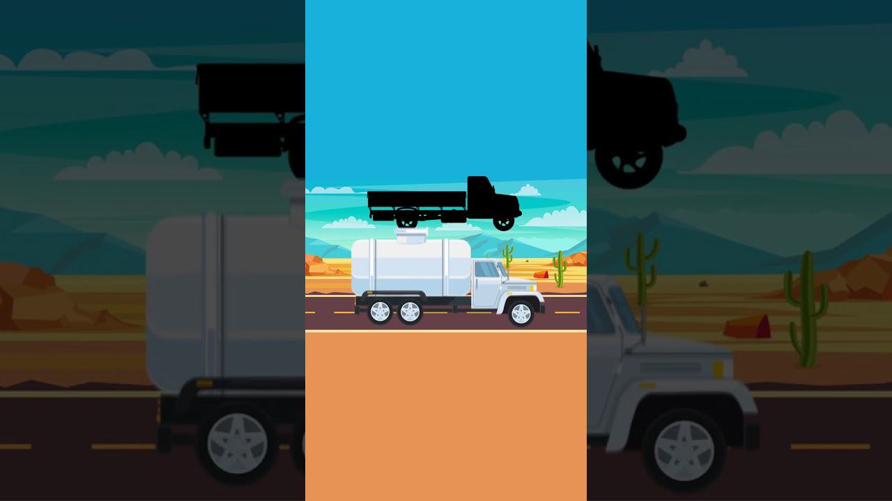 Чей силуэт? Песенка про машинки - Грузовичок #учисьиграй #мультики #крошкаантошкаtv смотреть онлайн