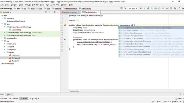 How to Create SearchView on Google Map in Android Studio Hindi/Urdu смотреть онлайн