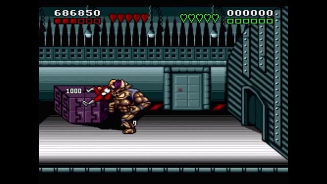 Sega Mega Drive 2 (Smd) 16-bit Battle Toads and Double Dragon Level 5