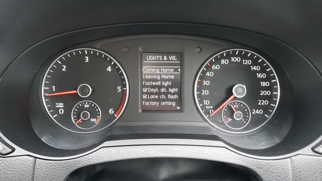 VW Sharan 7N - IC settings demo смотреть онлайн