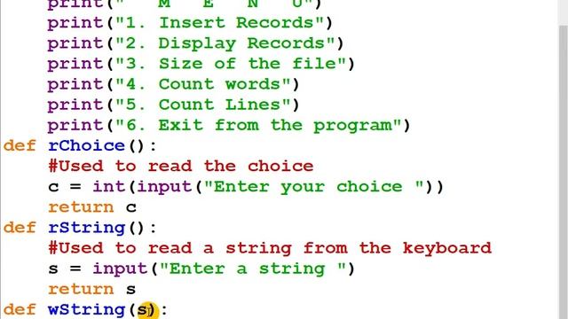 roypaulmca Menu Driven Text File Part 1 of 4 смотреть онлайн