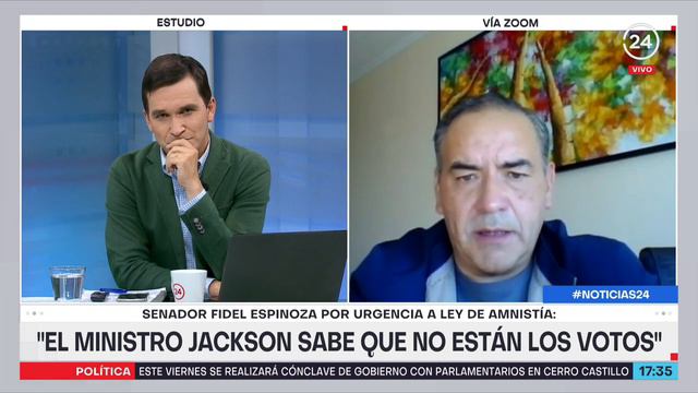 Fidel Espinoza por urgencia a proyecto de ley de Amnistía: "Fue un error del ministro Jackson" смотреть онлайн