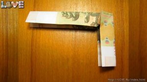 Мужские брюки из 100-рублёвой купюры. Оригами из денег