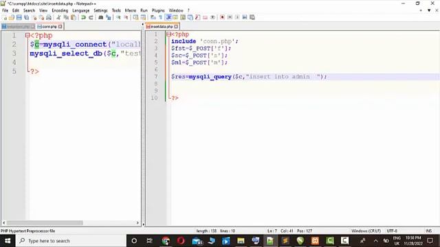 How to insert data in database using ajax jQuery function in PHP смотреть онлайн