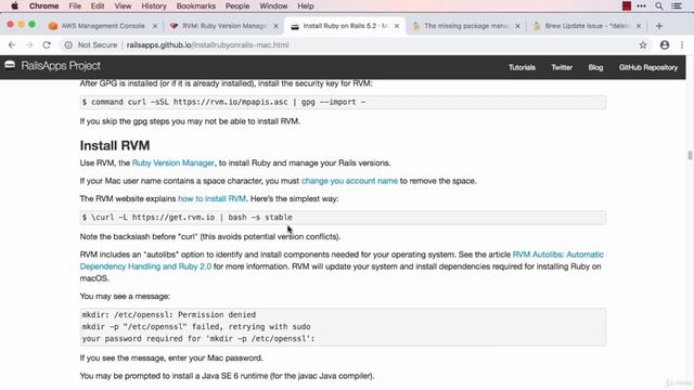 5 Mac Setup Local Development Environment | Ruby on Rails Full Course #ruby #rails #coding #web смотреть онлайн