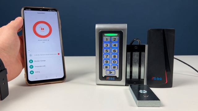 Подключение панелей доступа и считывателей PS-link смотреть онлайн