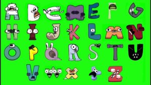 Alphabet lore opposite scream sound effects (Z-A)