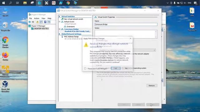 How to make a Bridge Network Connection on Hyper V смотреть онлайн