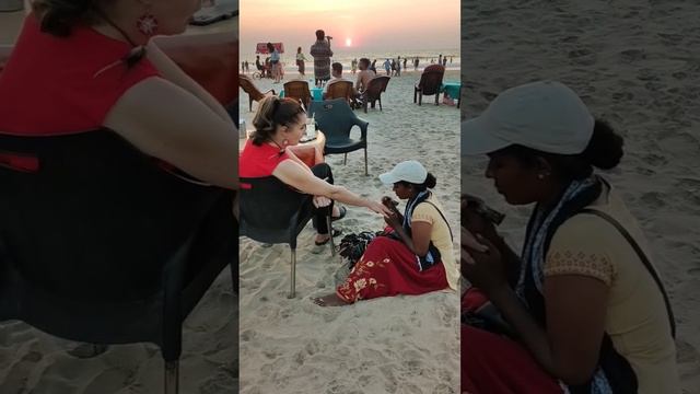 Жизнь а Индии. Что такое мехенди? Роспись хной. #india #goa #arambol смотреть онлайн