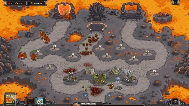 Kingdom Rush Ветеран Героическое испытание Пандамониум