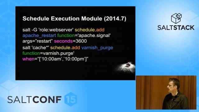 SaltConf15 - Gareth Greenaway - Replace the Cron with SaltStack Command Scheduling смотреть онлайн