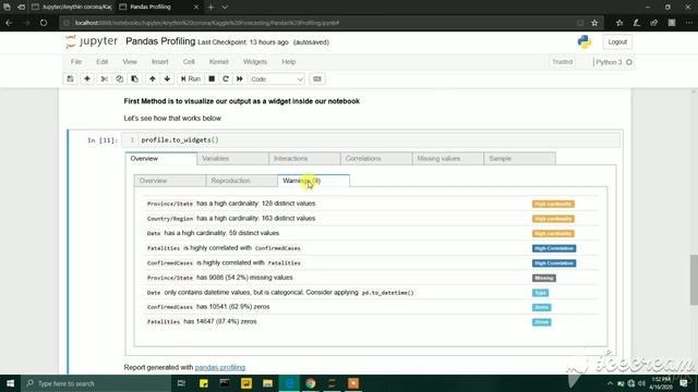 Exploratory Data Analysis with less than 5 lines of code смотреть онлайн