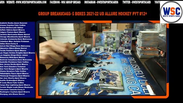 Group Break#3465- 5 BOXES 2021-22 UD ALLURE HOCKEY PYT #12+ NEW GOLDEN TREASURE BOUNTY AT $$350 смотреть онлайн