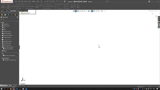 11 Создание зеркальной детали в SolidWorks смотреть онлайн