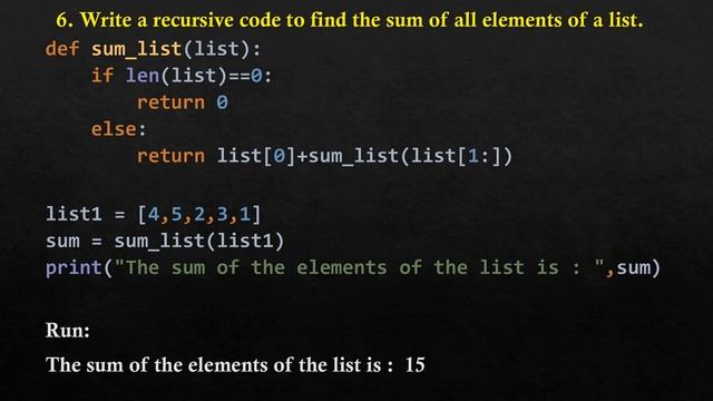 Python Solution(Practical program in Syllabus page(Recursion, file, stack,queue)class XII[PART-1] смотреть онлайн