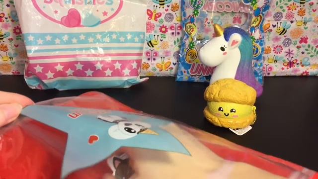 Squishy Packages Opening #20: Galaxy Unicorn, Silly Squishies & Jenna Lyn Squishies Review смотреть онлайн