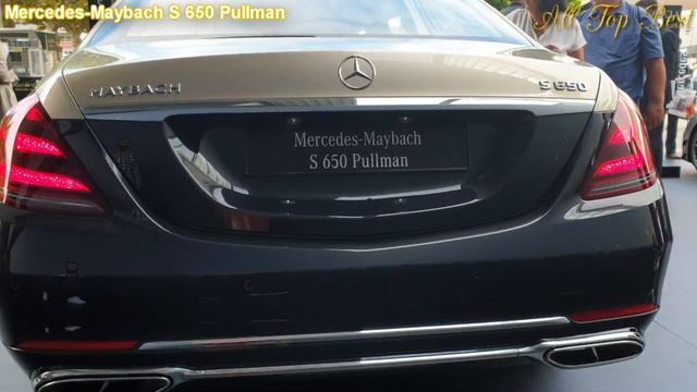 Mercedes Maybach S 650 Pullman AT Frankfurt Motor Show 2019 смотреть онлайн