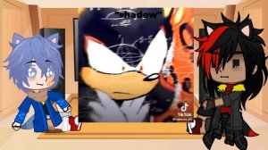Sonic and Shadow react to themselve || Sonadow / Shadonic ||Cringe || Short || 1/?