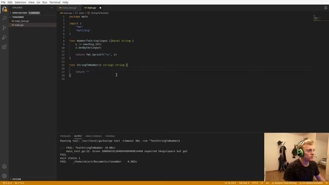 String to number Golang смотреть онлайн