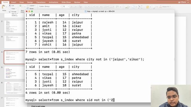 SQL In, Between Operator (Hindi) - Lecture #51 смотреть онлайн