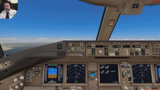 PMDG Qatar Airways 777-200LR flies a Vatsim Dubai-Doha Shuttle смотреть онлайн