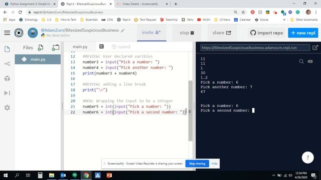 Python Assignment 3 Simple Math Notes смотреть онлайн