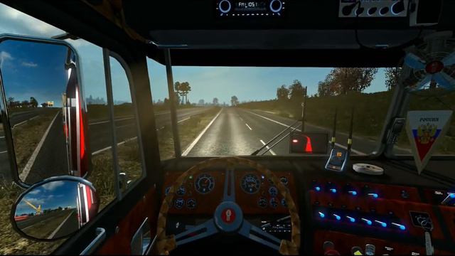 Euro Truck Simulator 2 Kenworth K100 LONG RusMap Road from Norway in Russia across St Peterburg wit смотреть онлайн