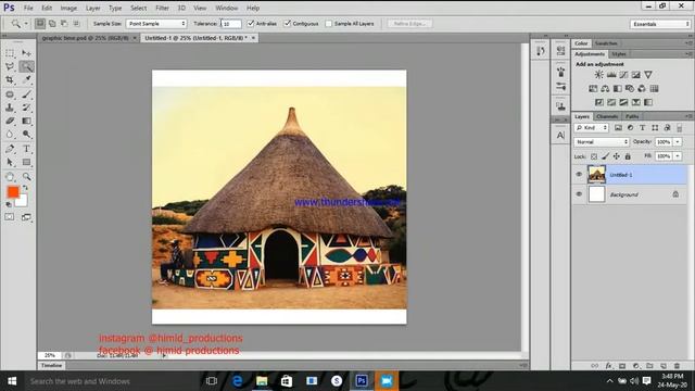 Introduction to Photoshop For Beginners - episode 6 the magic wand tool - Graphics Time смотреть онлайн
