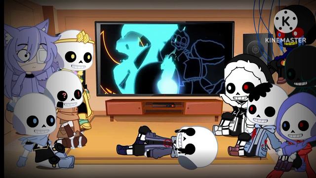 Sans AU and??? react to nightmare classic Sans vs nightmare bendy part 3 final смотреть онлайн