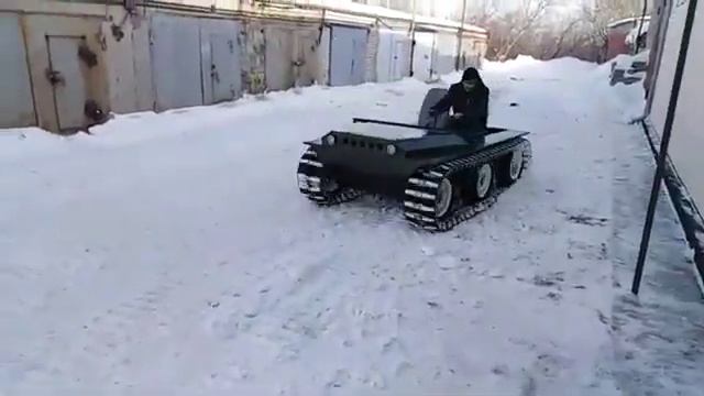 Снегоболотоход Егоза «Охотник-1» / motux.ru смотреть онлайн