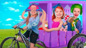 Opened a Kindergarten for villains at home! Mommy long legs and the Joker as a child!