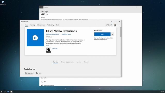 Windows 10 HEIC And HEVC Video Free