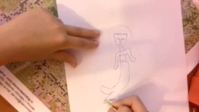 Рисую русалку смотреть онлайн