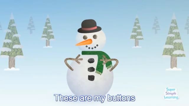 I'm Little Snowman with lyrics English learning for kids смотреть онлайн