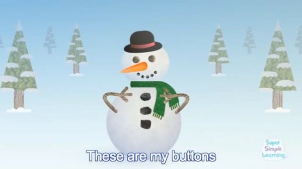 I'm Little Snowman with lyrics   English learning for kids