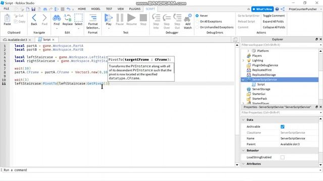 Scripting Moving Models with GetPivot() and PivotTo() (Roblox Studio Beginners Series) (B006) смотреть онлайн