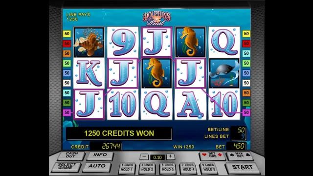 Ловим бонус на автомате Дельфинчики (Dolphin's Pearl) от Новоматик смотреть онлайн