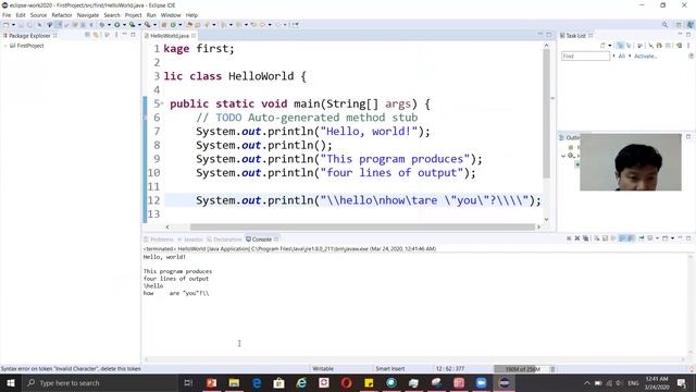 [Computer Programming] - Week 1 - Basic Java (2) смотреть онлайн