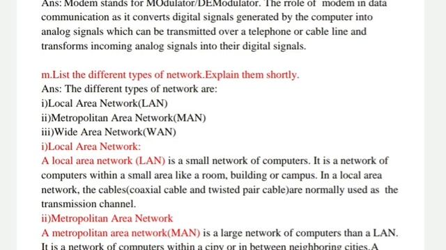 Grade-10।Computer Science। Chapter -1।Network and Telecommunication। Fully solved All Exercises। смотреть онлайн