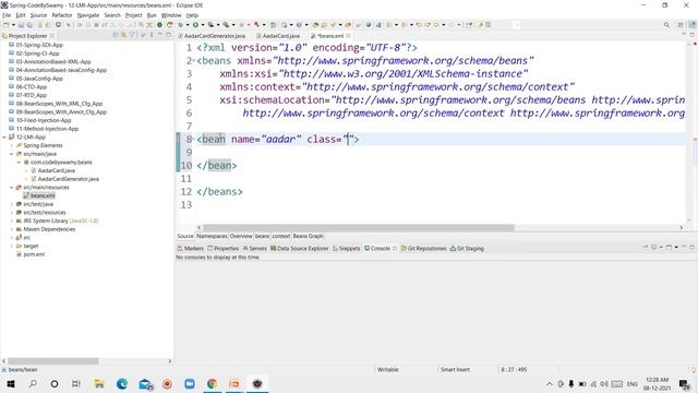 Spring Framework(Core) Tutorials || session -12 Lookup Method Injection (LMI) || by Swamy Masna смотреть онлайн