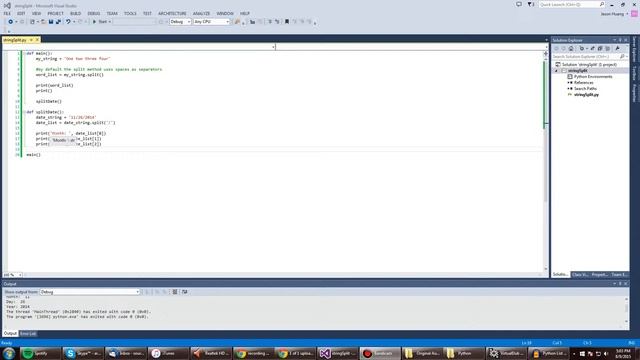 Python - String Split смотреть онлайн