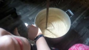 Самодельный тестомес. Вымешивание теста сверлильным станком. Печем паски ;)