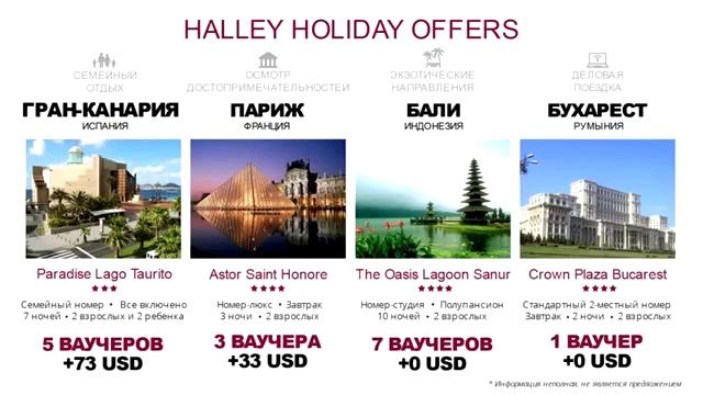 Международный туроператор Swiss Halley - онлайн бронирование отелей