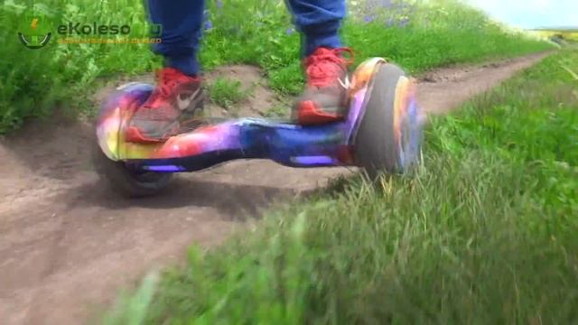 Проходимость гироскутера Smart Balance Wheel 10,5 Premium на деревенских дорогах с грязью и глиной смотреть онлайн