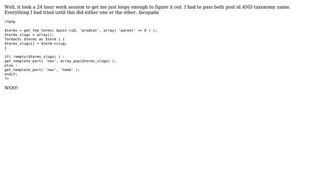 Wordpress: Get template part based on custom taxonomy term (3 Solutions!!) смотреть онлайн