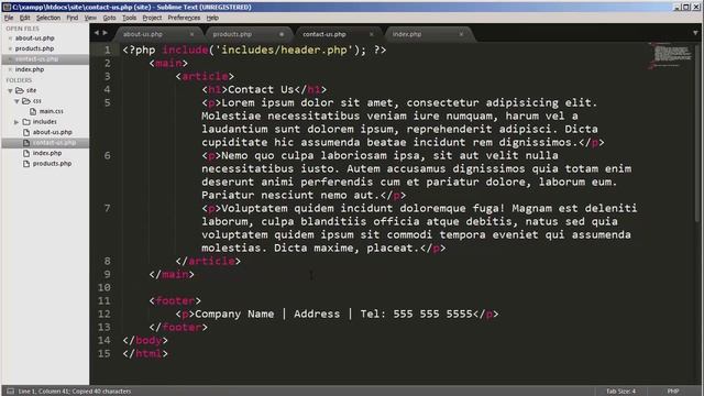 Build Web Pages with Include / Require Functions - PHP with MySQL Tutorial in Sinhala - Part 20 смотреть онлайн