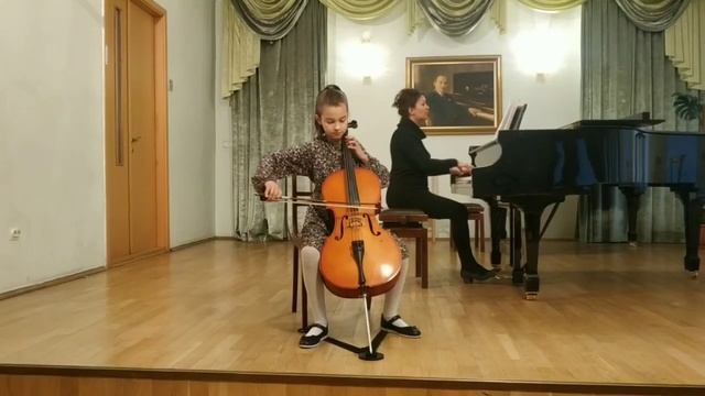 Петрова Ксения. Виолончель. Н.Волчков «Вариации». смотреть онлайн