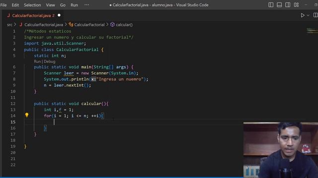 Como calcular el factorial de un numero en java смотреть онлайн