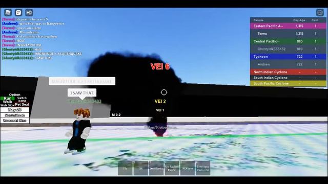 Roblox Project Disasters Mount Erebus VEI 6 Eruption смотреть онлайн